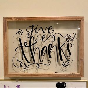 Give Thanks Sign